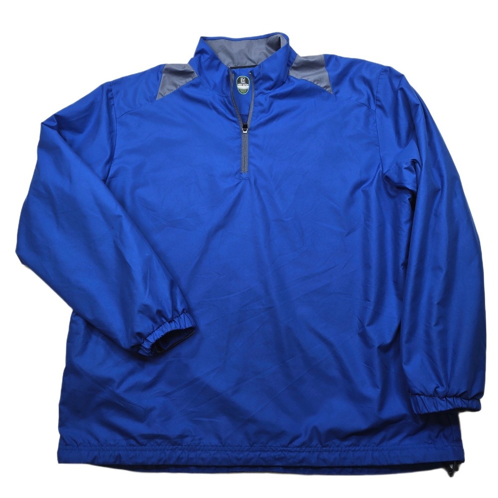 PGA‎ TOUR Pro Series Golf Pullover Jacket Mens XL Blue Quarter Zip